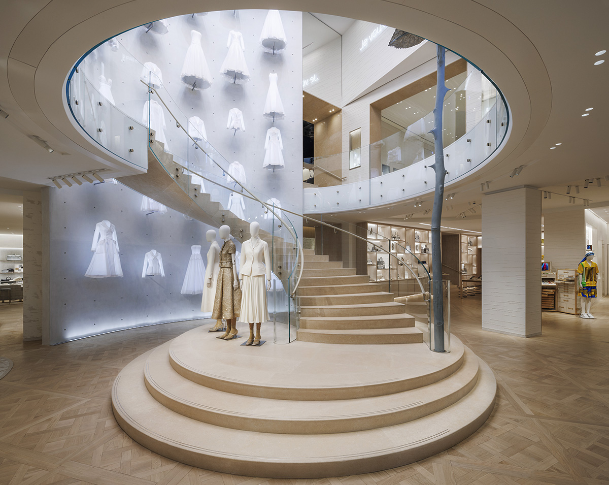 famous Dior staircase
