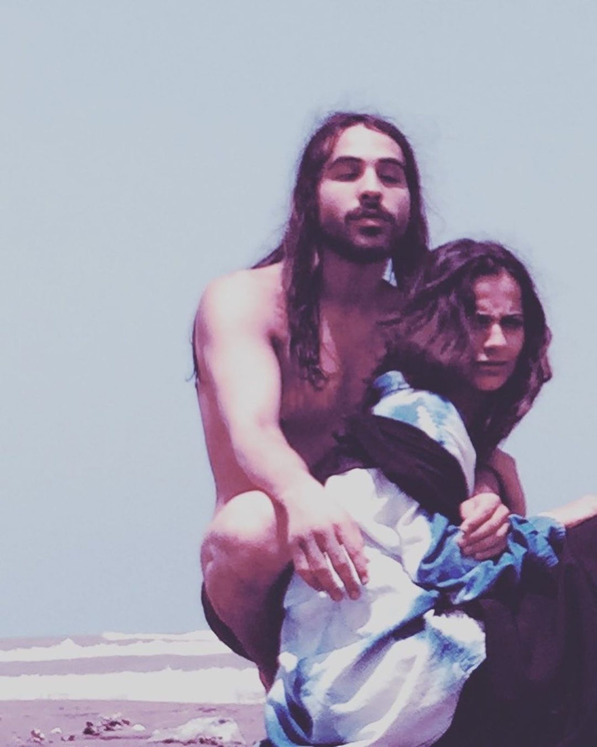 Salar Bil and a model