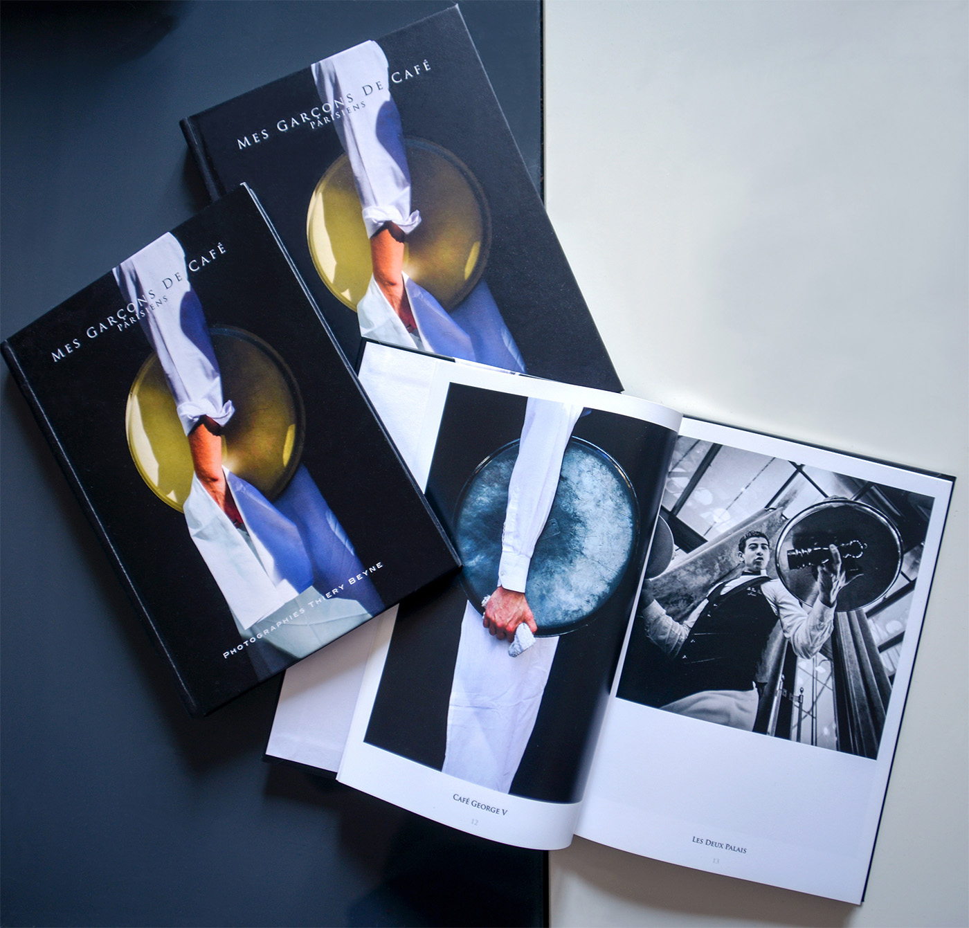 the book GARÇONS DE CAFÉ by photographer Thiery Bayne the book GARÇONS DE CAFÉ by photographer Thiery Bayne
