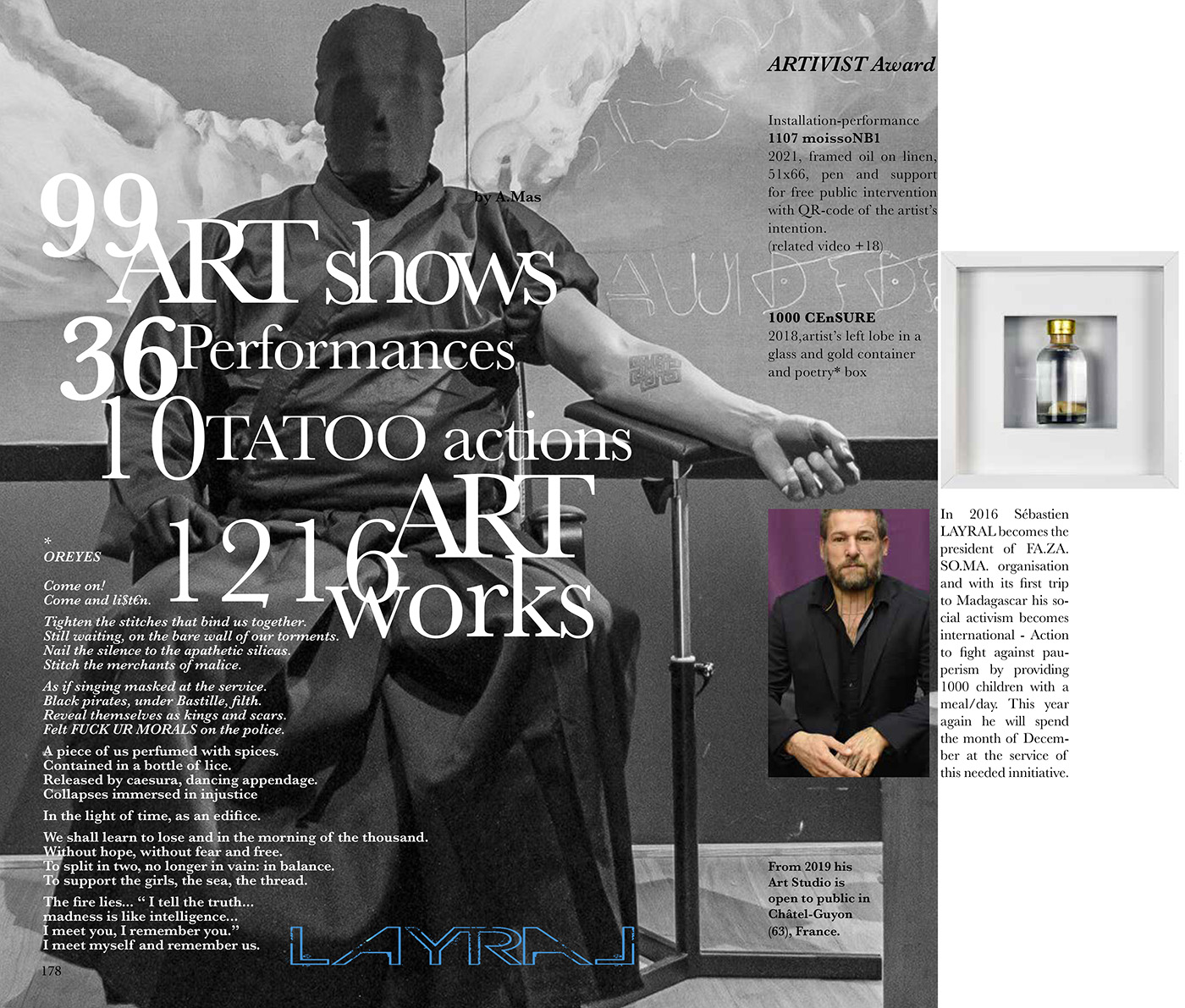 layral-edge-mag-page Sebastien Layral, Artist award Venice 2022