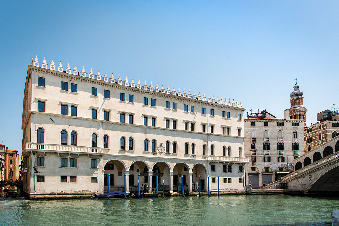 Fondasco dei Tedeschi, Venezian luxury department store, Grand canal facade, for EDGE magazine