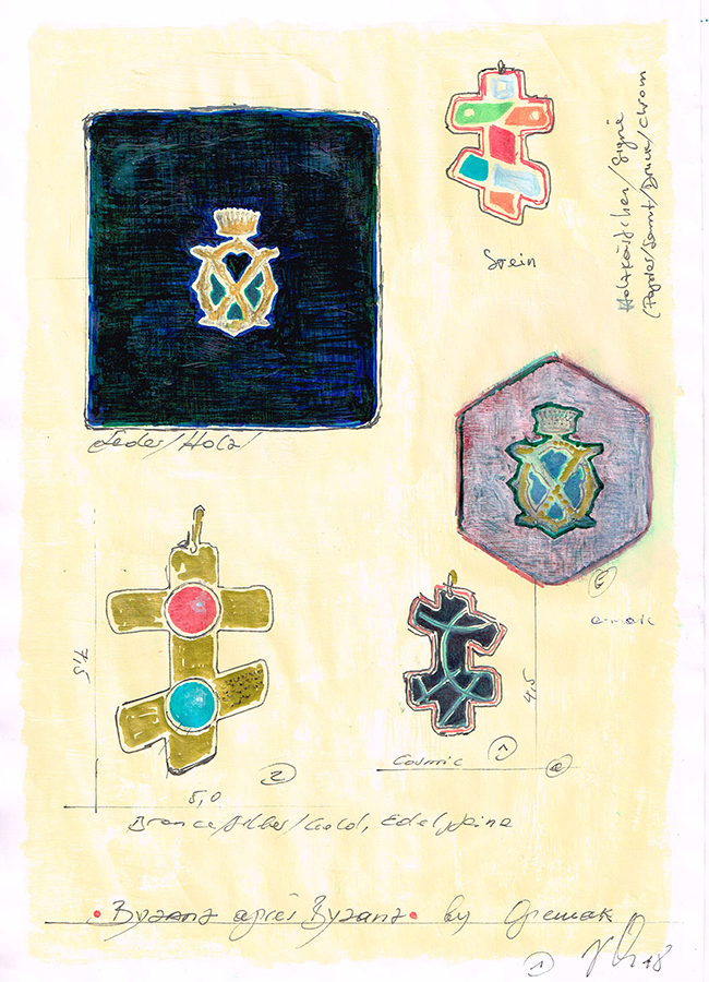 Haralampi G. Oroschakoff double cross jewellery, EDGE mag
