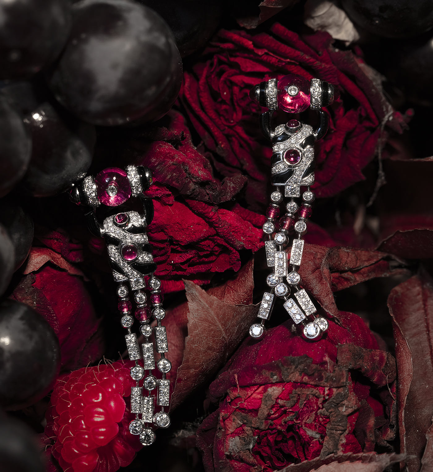 High Jewellery earrings by Cartier, EDGE mag, Mas Tassini studio