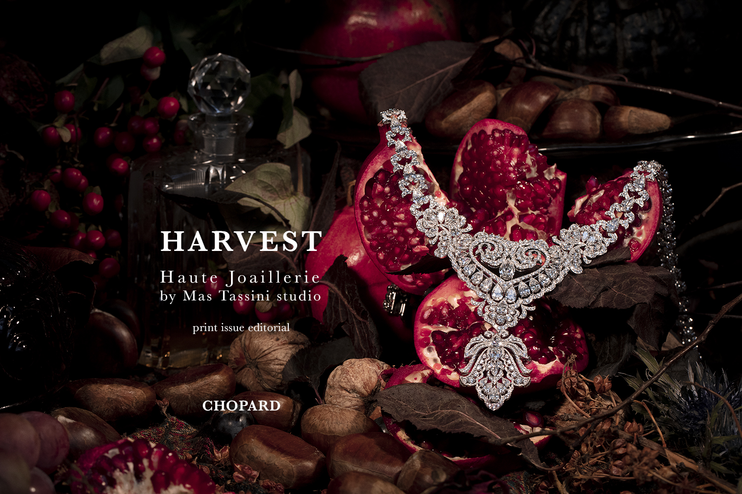 High Jewellery necklace by Chopard, EDGE mag, Mas Tassini studio