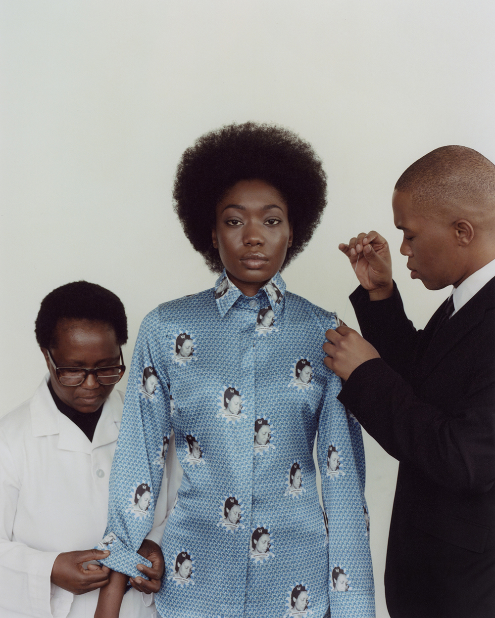  THEBE MAGUGU's Heirloom Blouse: Wear Your Heart and History with Personalized Wax Prints