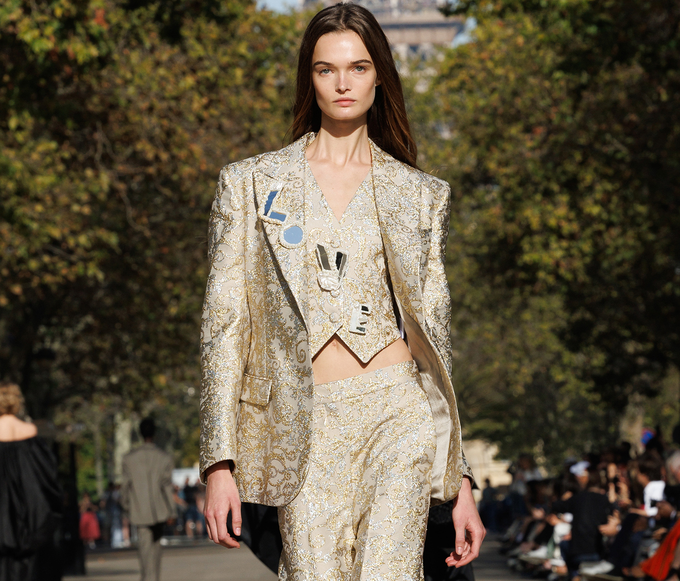 Stella McCartney shows hot pants and sustainable fabric on Paris