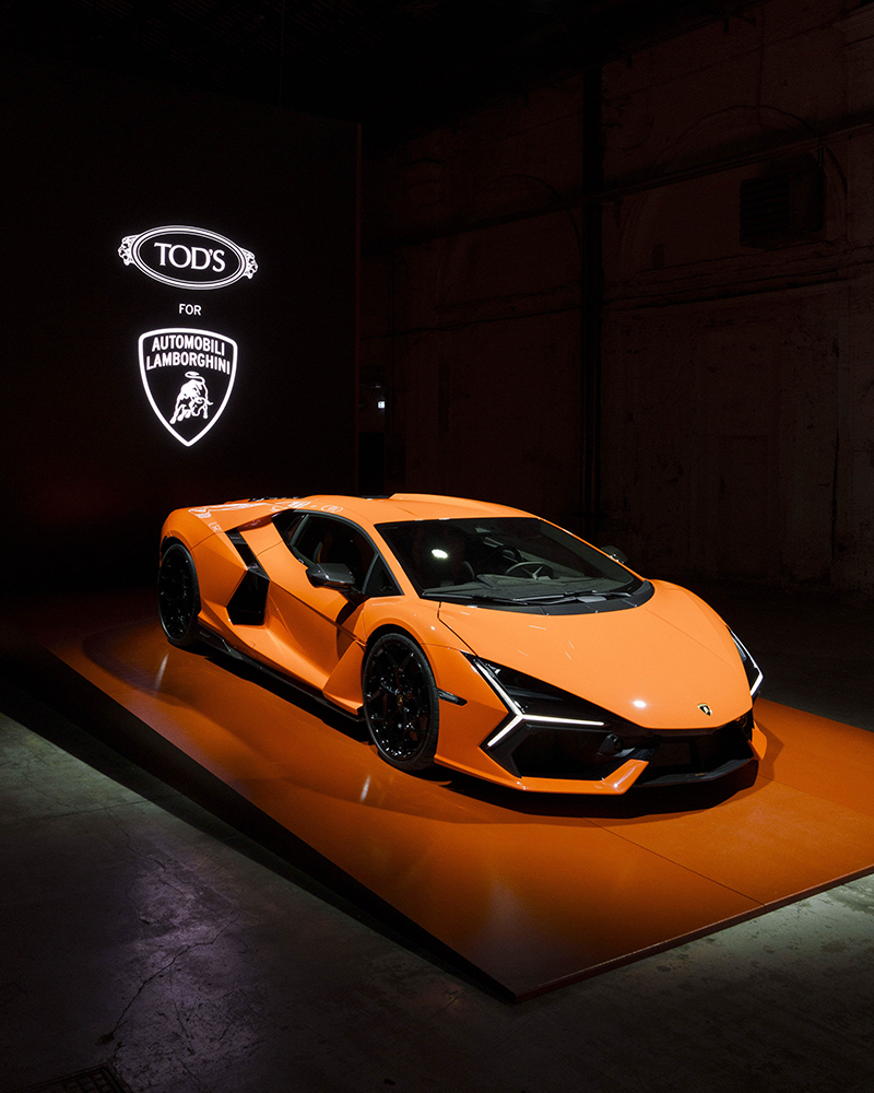 Launch of the first Tod's Lamborghini collection at Pitti Uomo, Marco Tassini for EDGE magazine