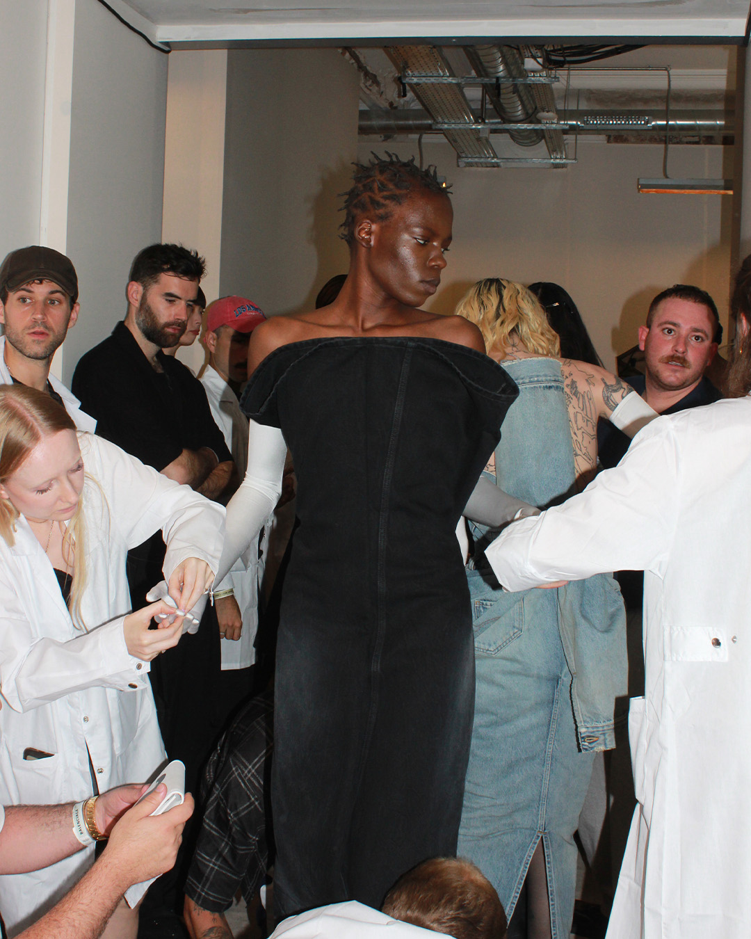 Balenciaga 53rd Couture Backstage Balenciaga 53rd Couture Backstage by diane Pernet for edge mag