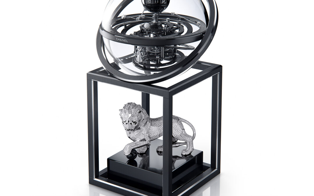 Horloge Astroclock Diamants: The Celestial Guardian