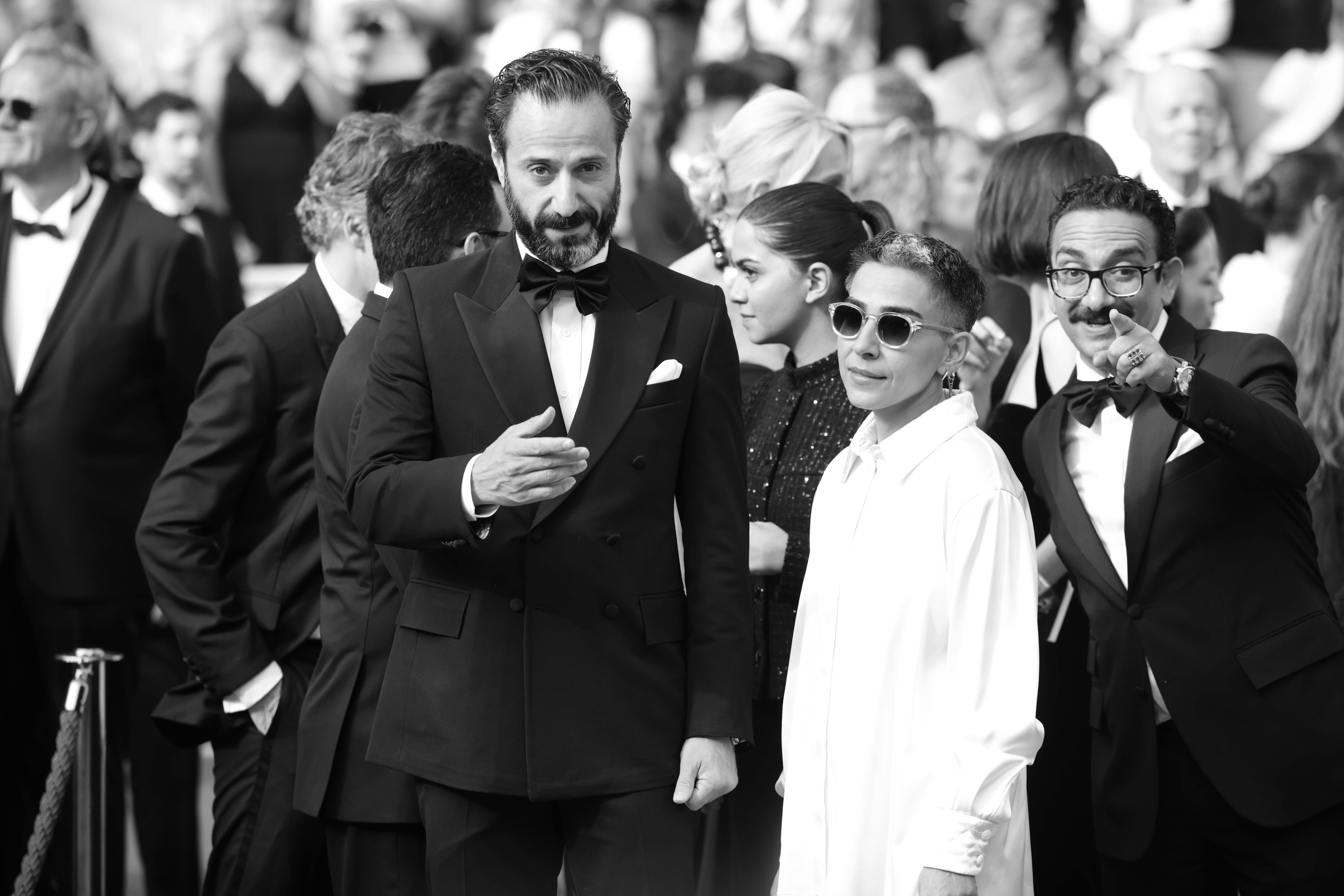 Maryam Afshari Mohammad Ali Eliyas during the Closing Ceremony of Cannes Festival 2025