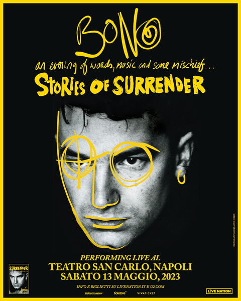 Teatro San Carlo unique concert of Bono in Napoli