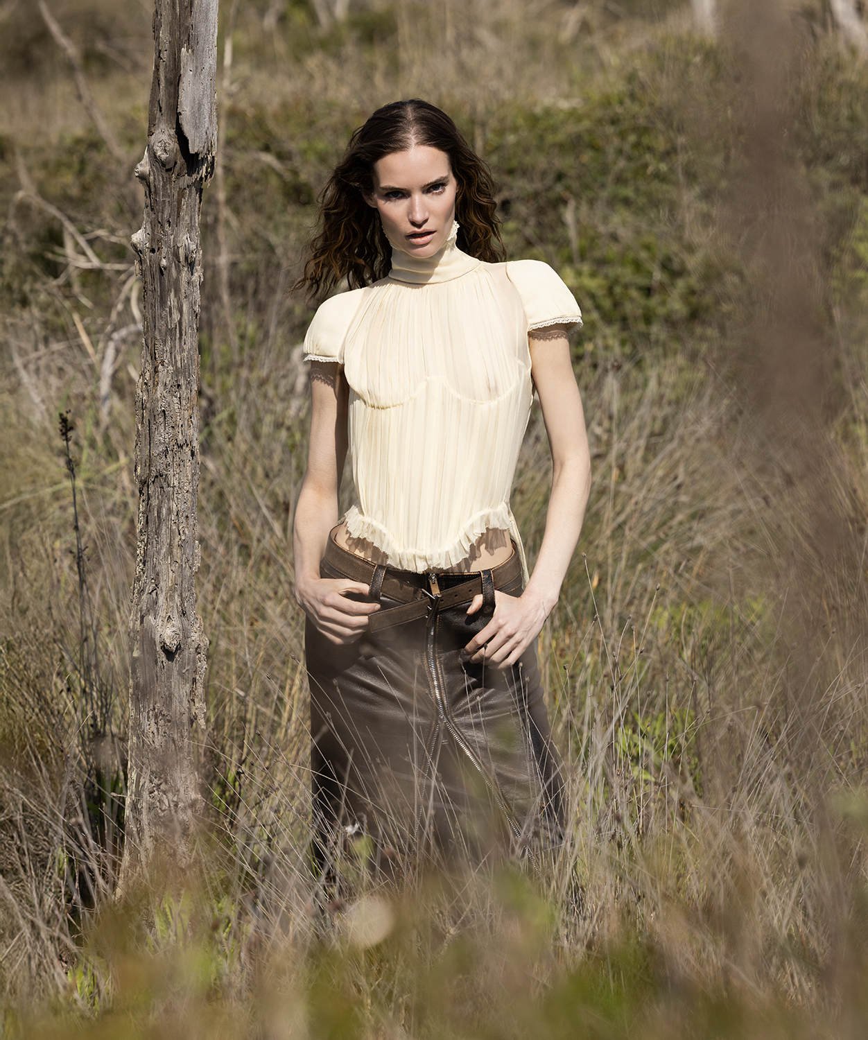 Alexander McQueen, Spring Summer ready to wear collection , Tuscany 2025, Mas Tassini studio