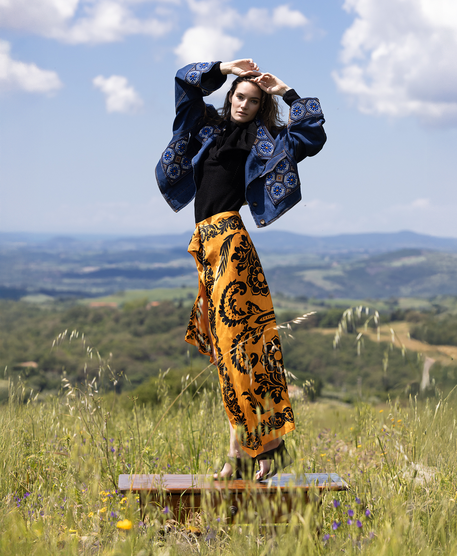 Etro, Spring Summer ready to wear collection , Tuscany 2025, Mas Tassini studio