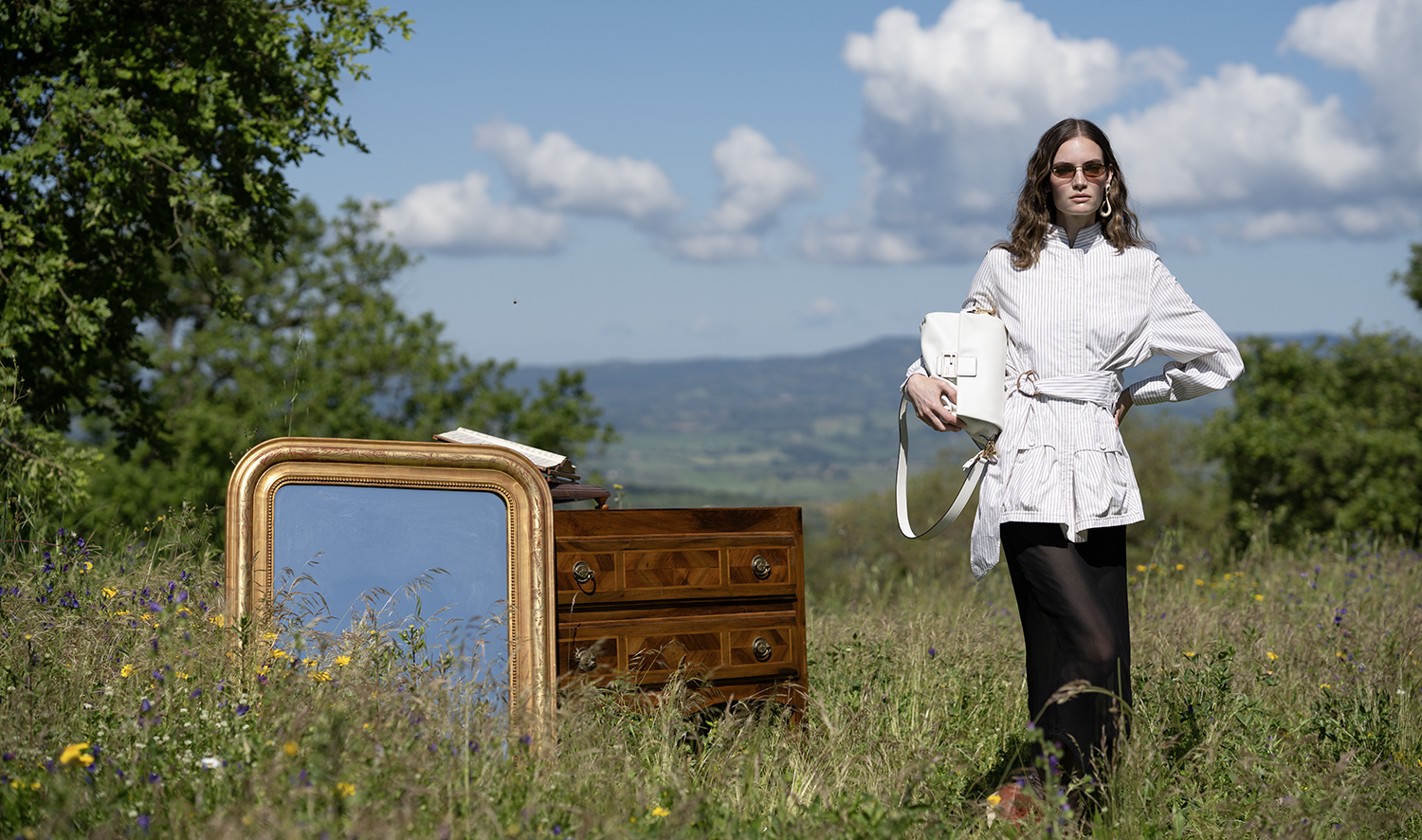Fendi, Spring Summer ready to wear collection , Tuscany 2025, Mas Tassini studio