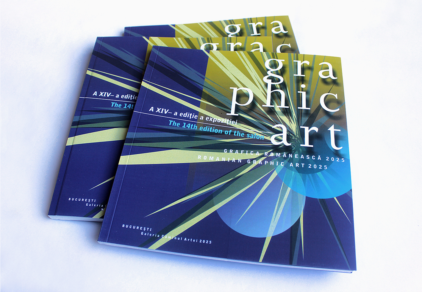 Romanian Graphic Arts catalog 2025 Romanian Graphic Arts catalog 2025, curator Ioan Cuciurca , Caminul Artei UAP