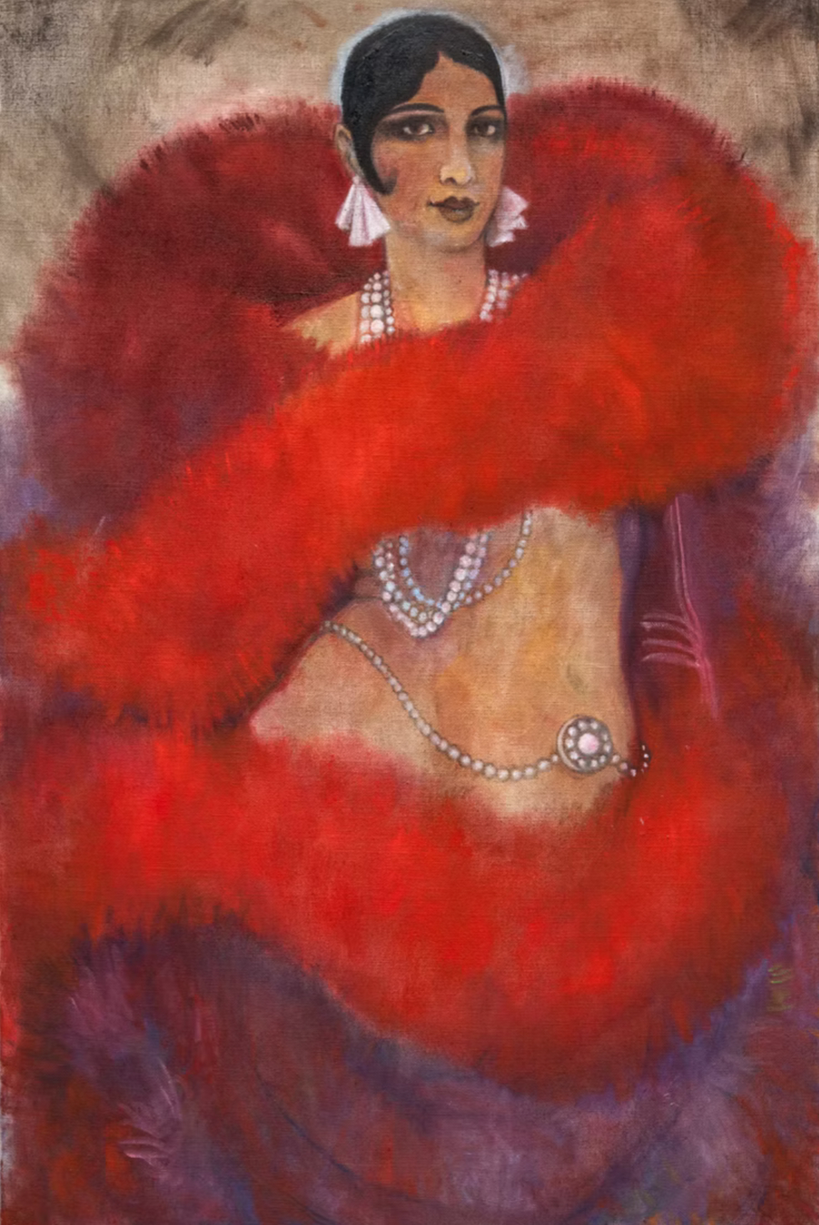Joséphine Baker painted by James Litaker