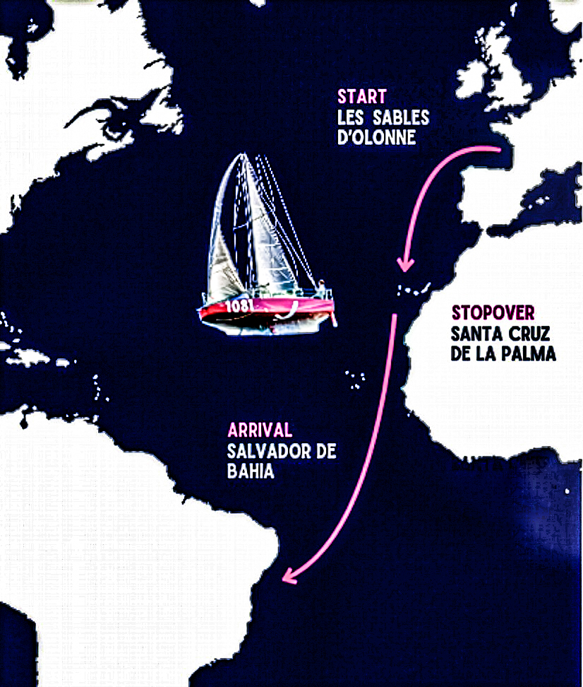 The Mini650, compact offshore racing yacht, 21 feet, the story of two women in the Transatlantic competition, Manon Bajart and Margaux Chanceaulme