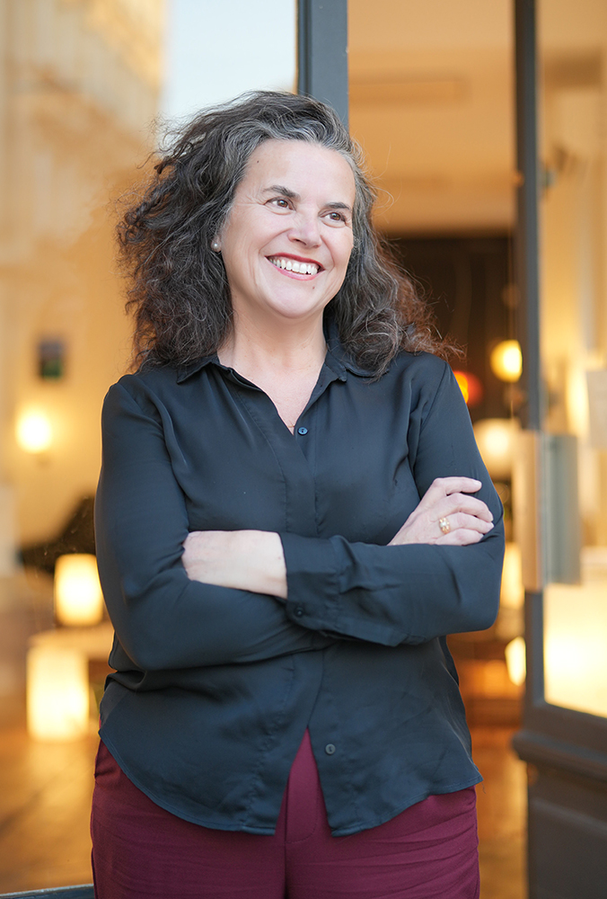 Véronique Le Bris, founder of the first women’s web magazine devoted to cinema, cine-woman.fr and the Alice Guy Prize, photo by Marco Tassini for the EDGE mag 